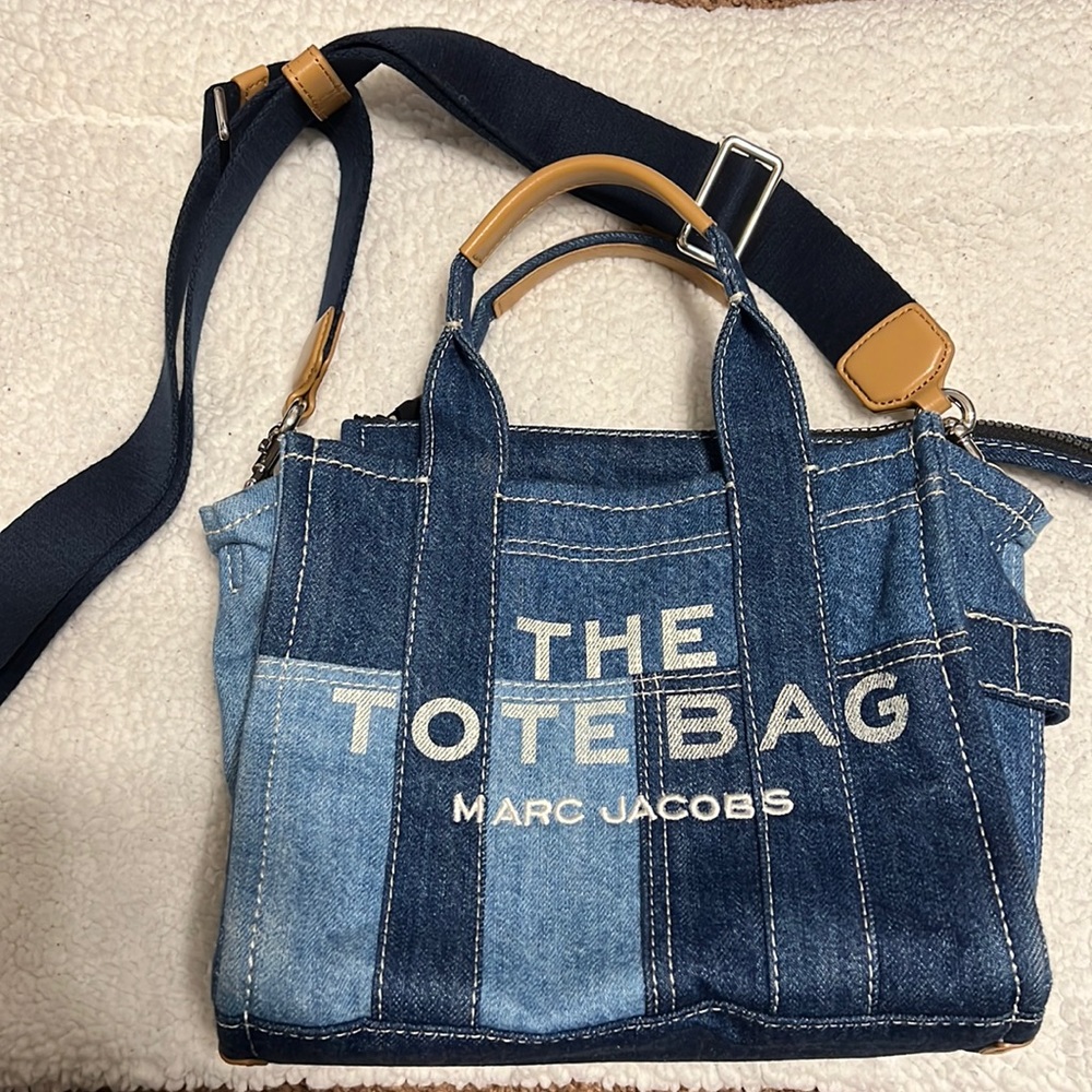 Mini Denim Marc Jacobs Tote Bag